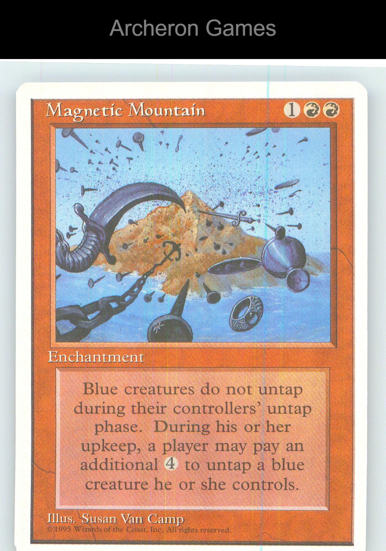 Magnetic Mountain 4ED R MTG Card NM/EX+