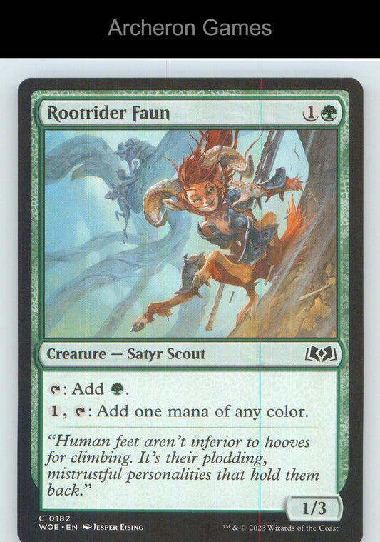 Rootrider Faun WOE 182 C MTG Card NM/EX+