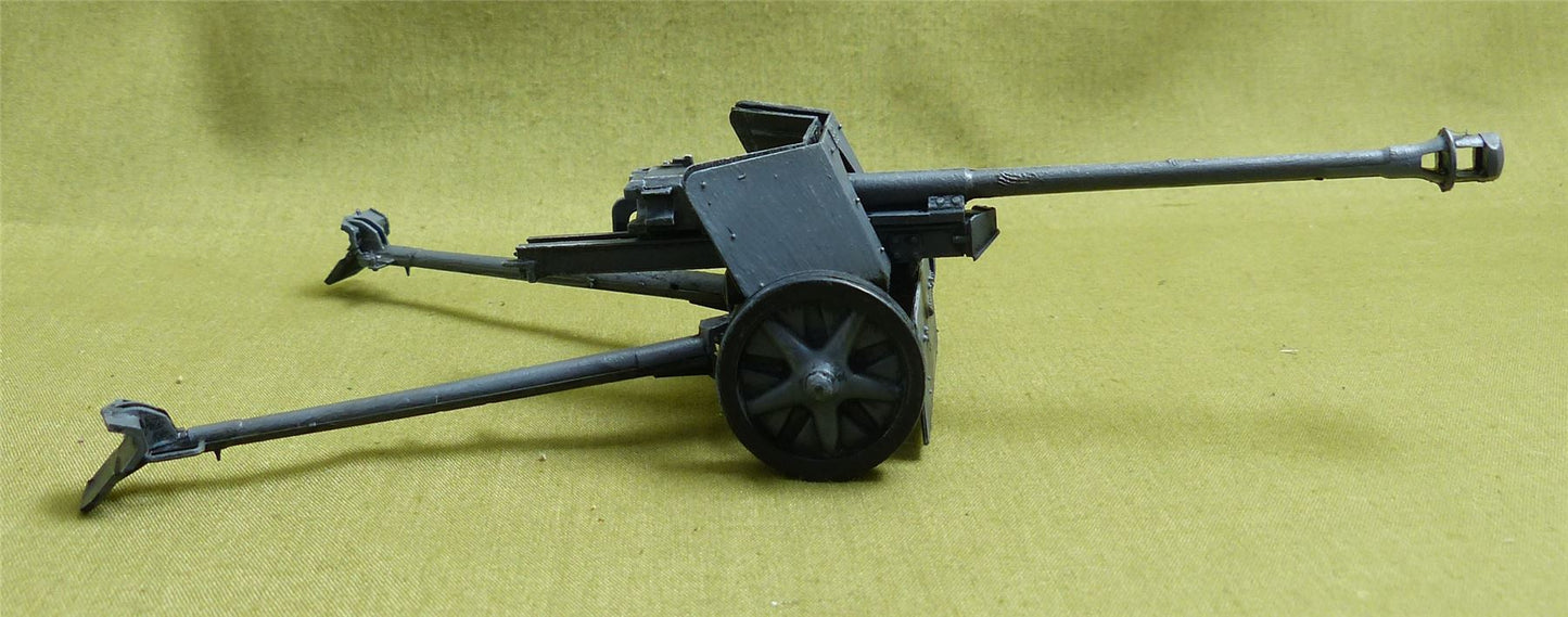 German Anti-Tank Gun 5cm Pak 38 painted 1/35 scale - WW2 Model #175