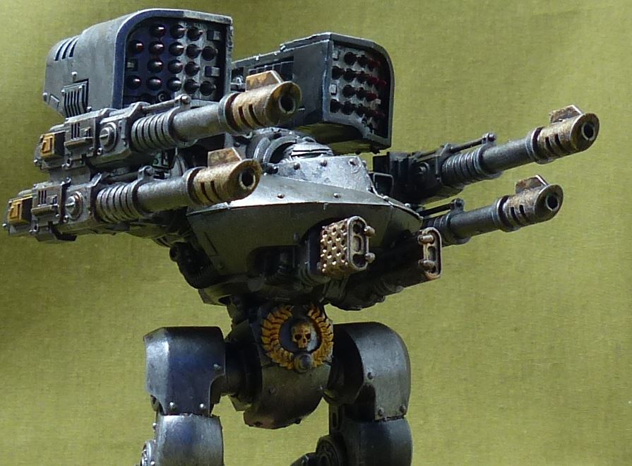 Deredeo Dreadnought: Anvilus Configuration painted - Iron Hands - Warhammer Horus Heresy #9H5