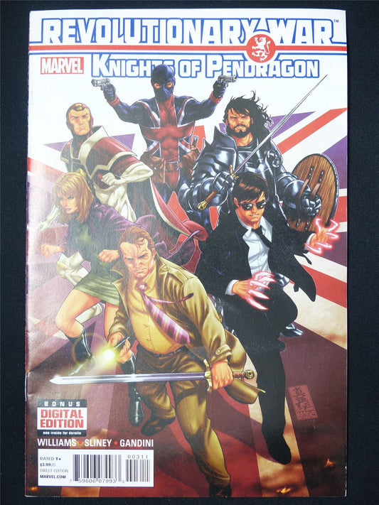 REVOLUTIONARY War: Knights of Pendragon #1 - Marvel Comic #17A