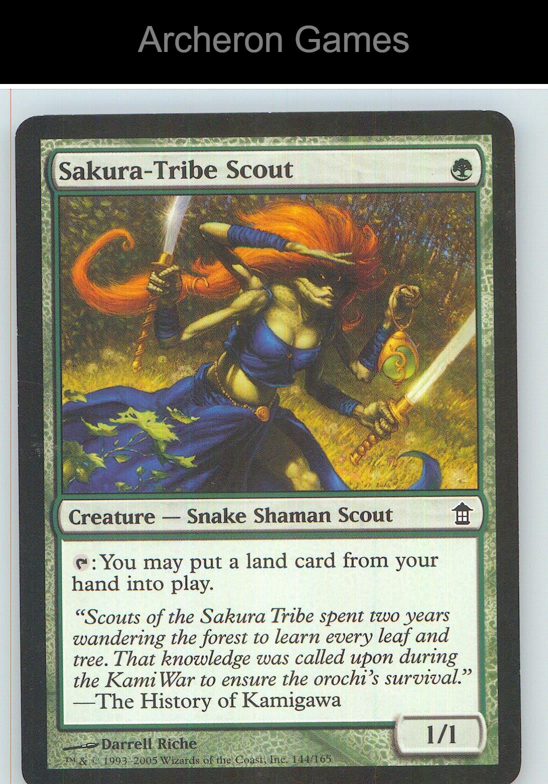 Sakura-Tribe Scout SOK 144 C MTG Card NM/EX+