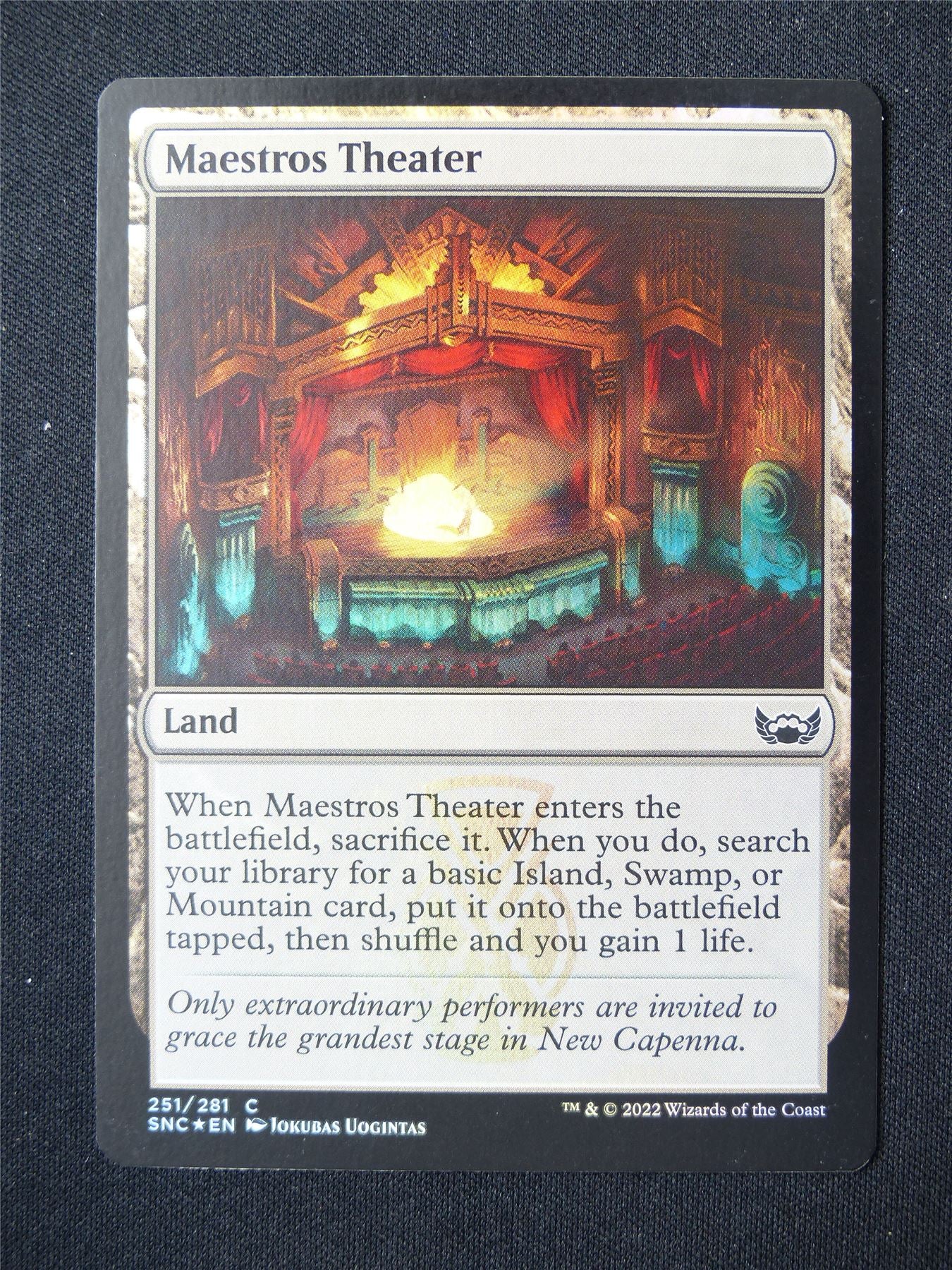 Maestros Theater Foil - SNC - Mtg Card #1W