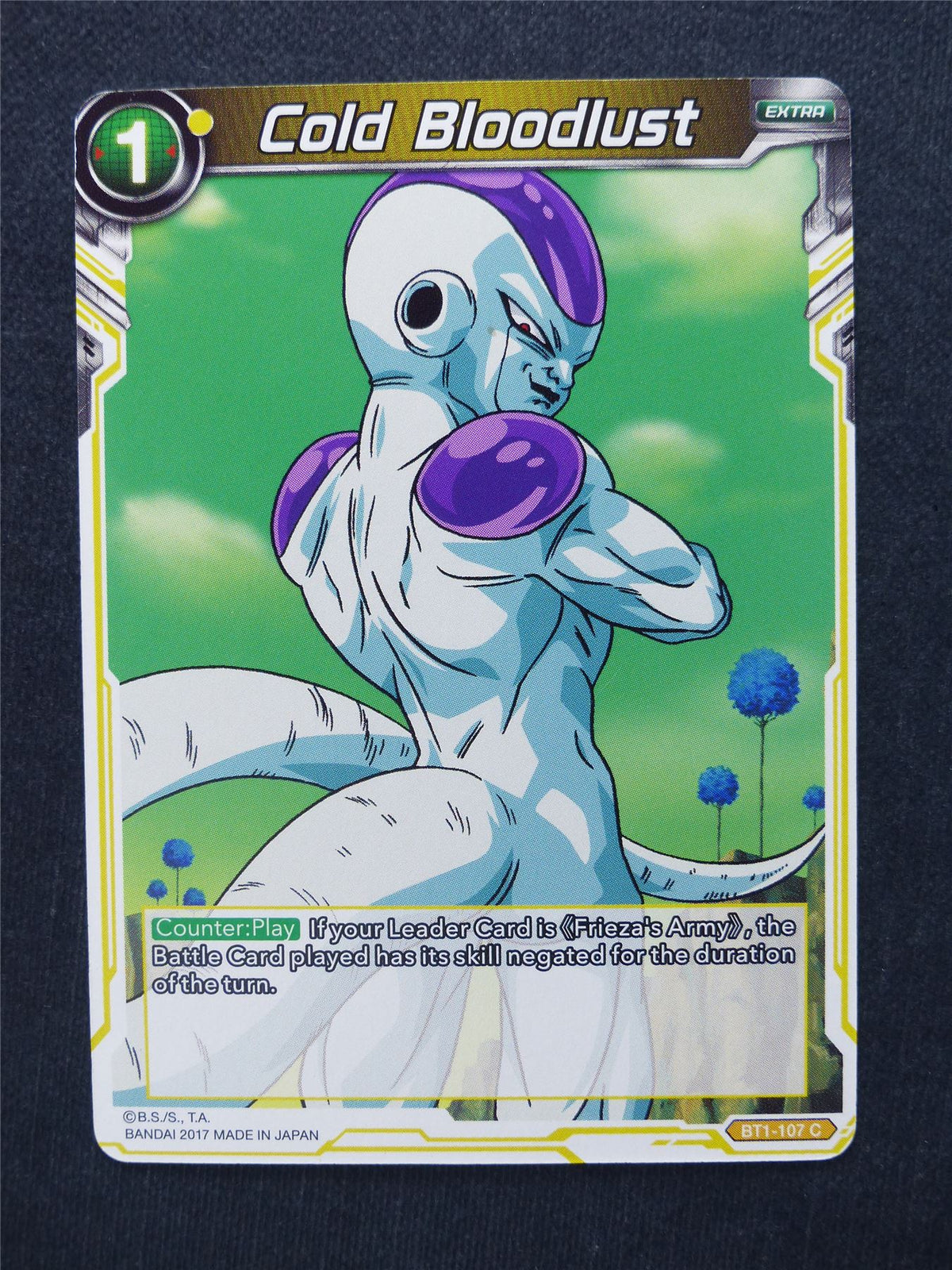 Cold Bloodlust - Dragon Ball Super Cards #EP