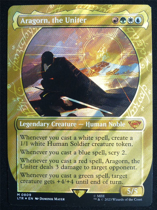 Aragorn The Uniter Showcase Surge Foil - LTR - Mtg Card #4LL