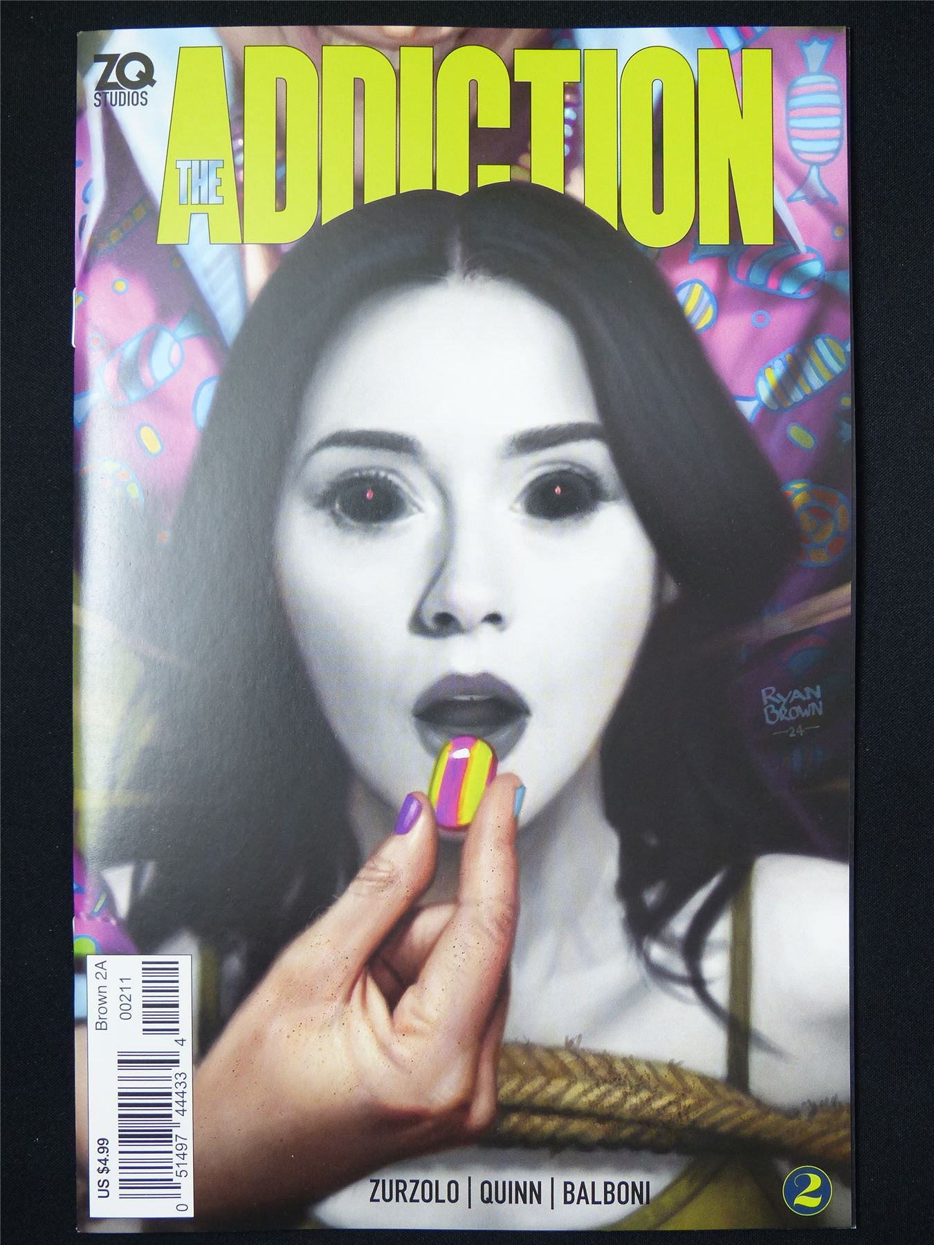 The ADDICTION #2 - Sep 2024 ZQ Studios Comic #1T5