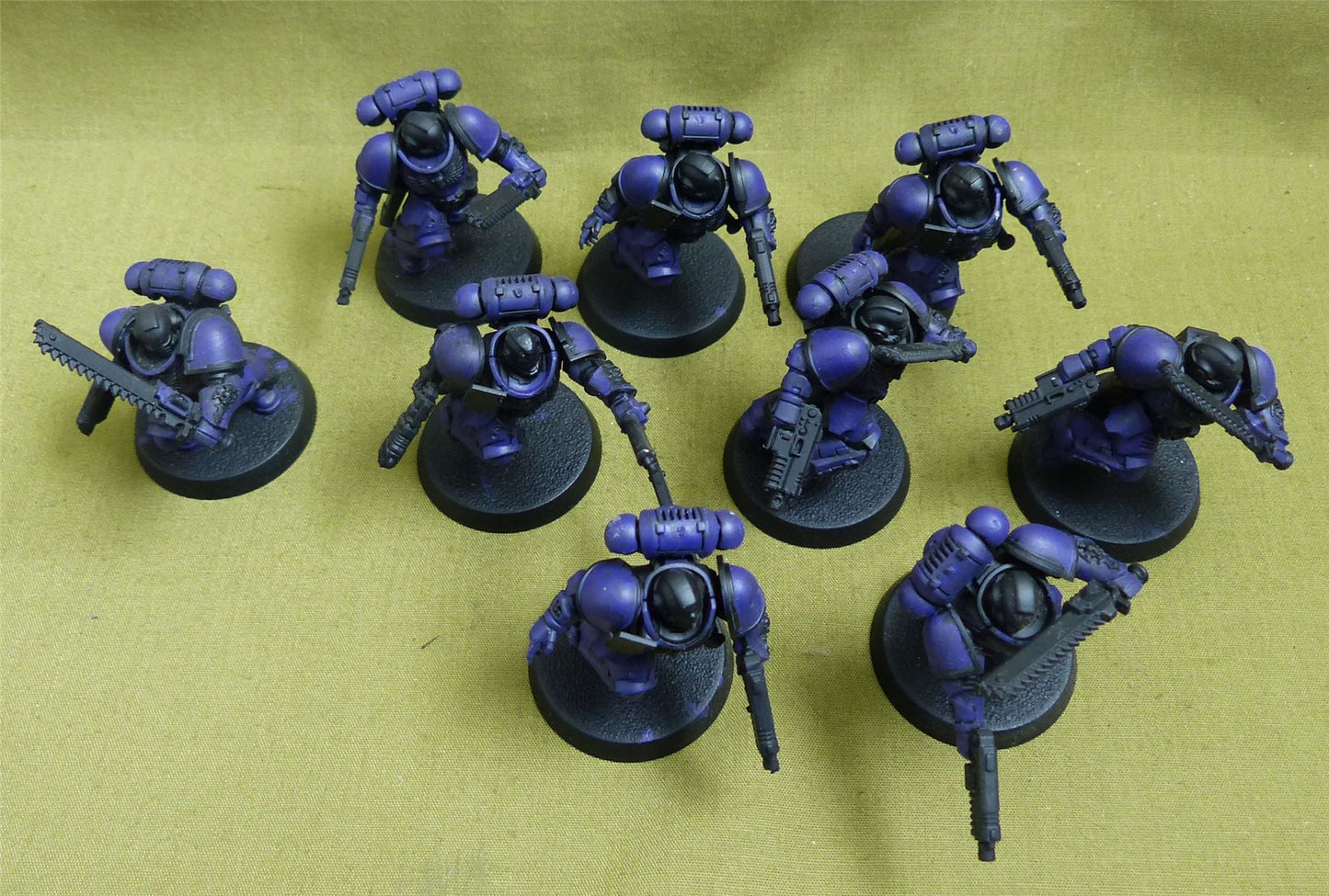 Assault Intercessor Squad set of 9 - Space Marines - Warhammer 40K #49H