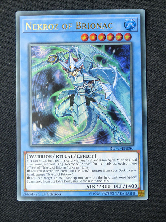 Nekroz of Brionac DUPO Ultra Rare - 1st ed Yugioh Card #8AW