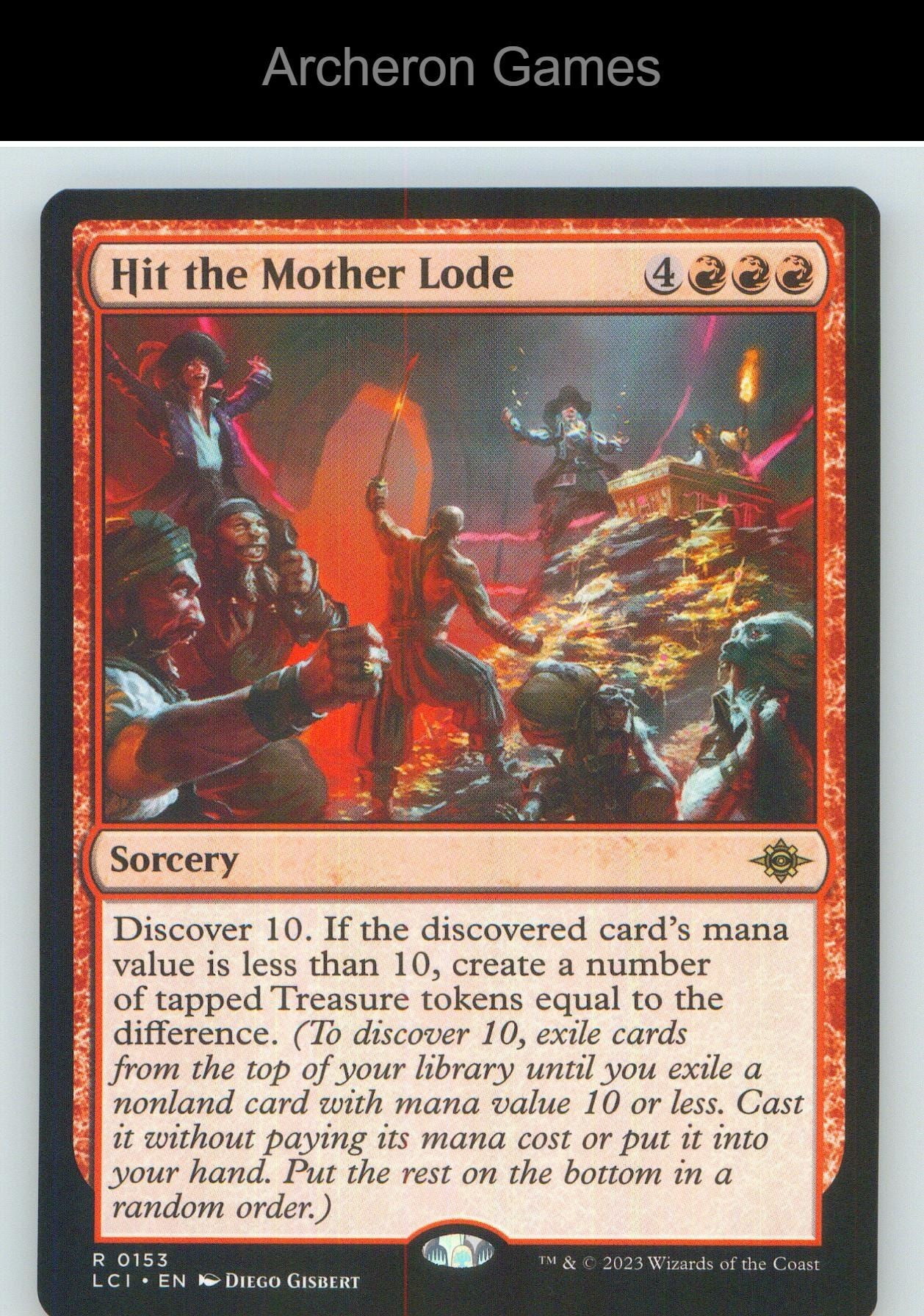 Hit the Mother Lode LCI 153 R MTG Card NM/EX+