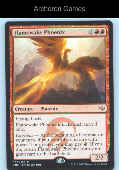 Flamewake Phoenix 100 R MTG Card Fate Reforged