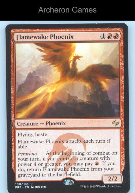 Flamewake Phoenix 100 R MTG Card Fate Reforged