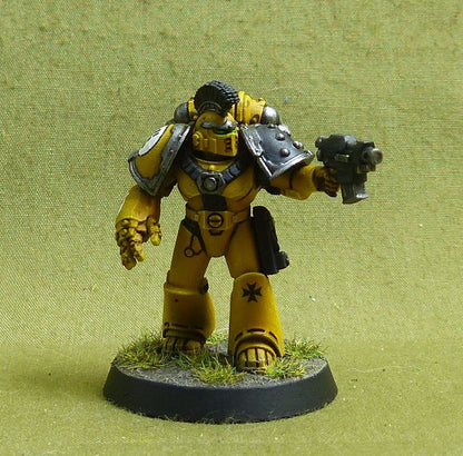 Centurion Conversion painted - Imperial Fists - Warhammer Horus Heresy #2NA