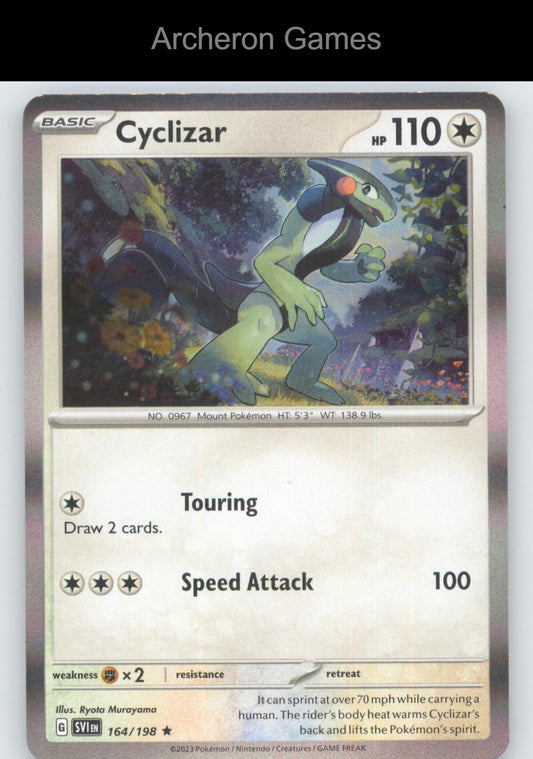 Pokemon Card Cyclizar SVI 164/198 R Scarlet & Violet Holo