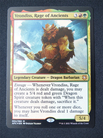 Vrondiss Rage of Ancients Foil - AFC - Mtg Card #12R
