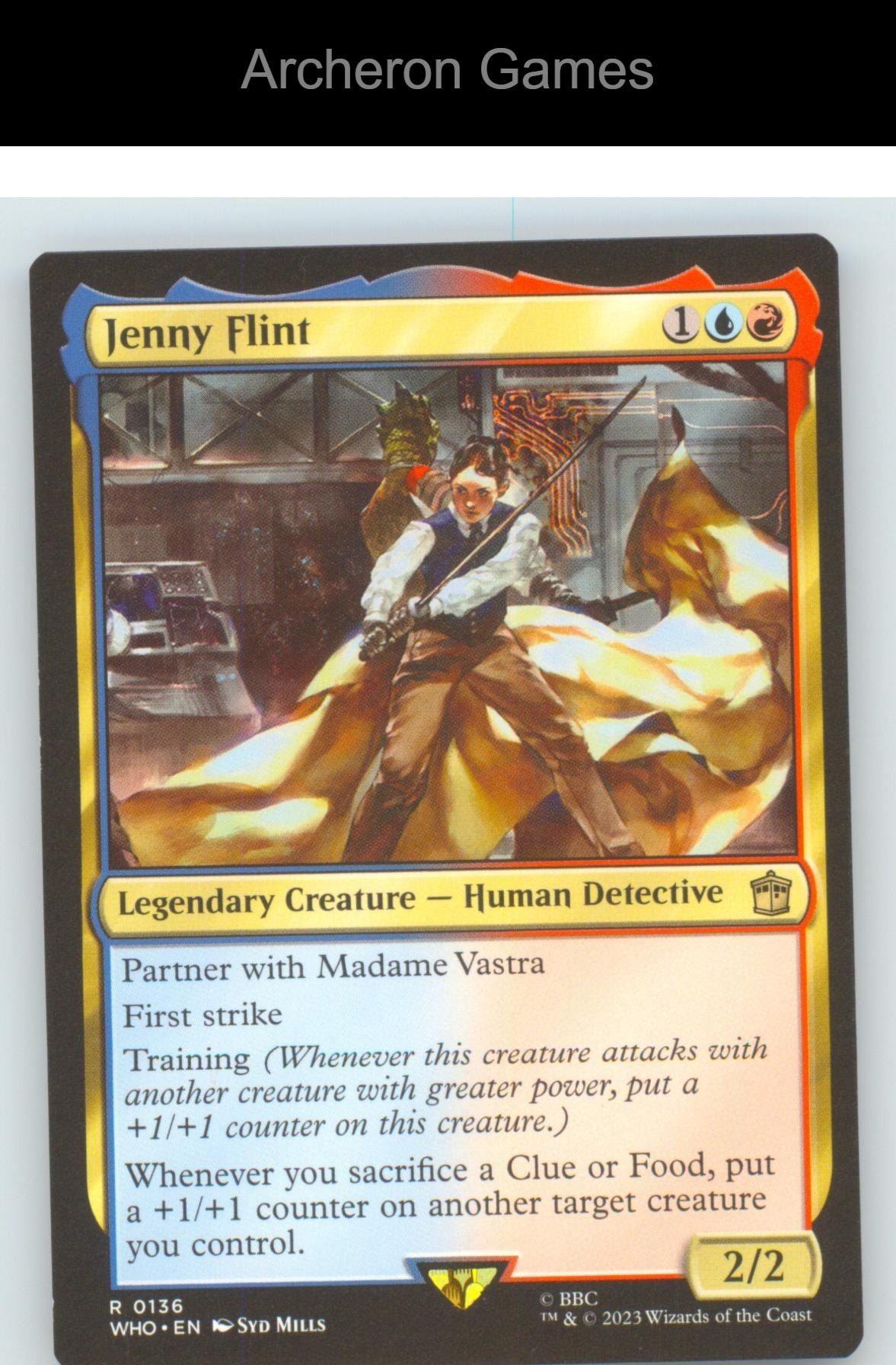 Jenny Flint WHO 136 R MTG Card NM/EX+