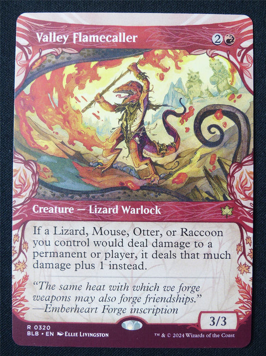 Valley Flamecaller Showcase - BLB - Mtg Card #1OJ