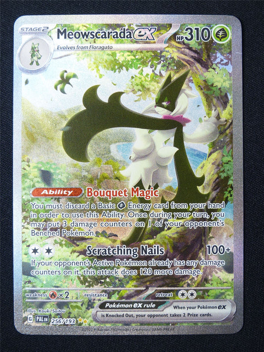 Mewoscarada EX 256/193 Textured Holo - Pokemon Card #JE
