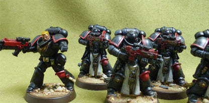Intercessor Squad set of 5 painted - Blood Angels - Warhammer 40K #3Z9