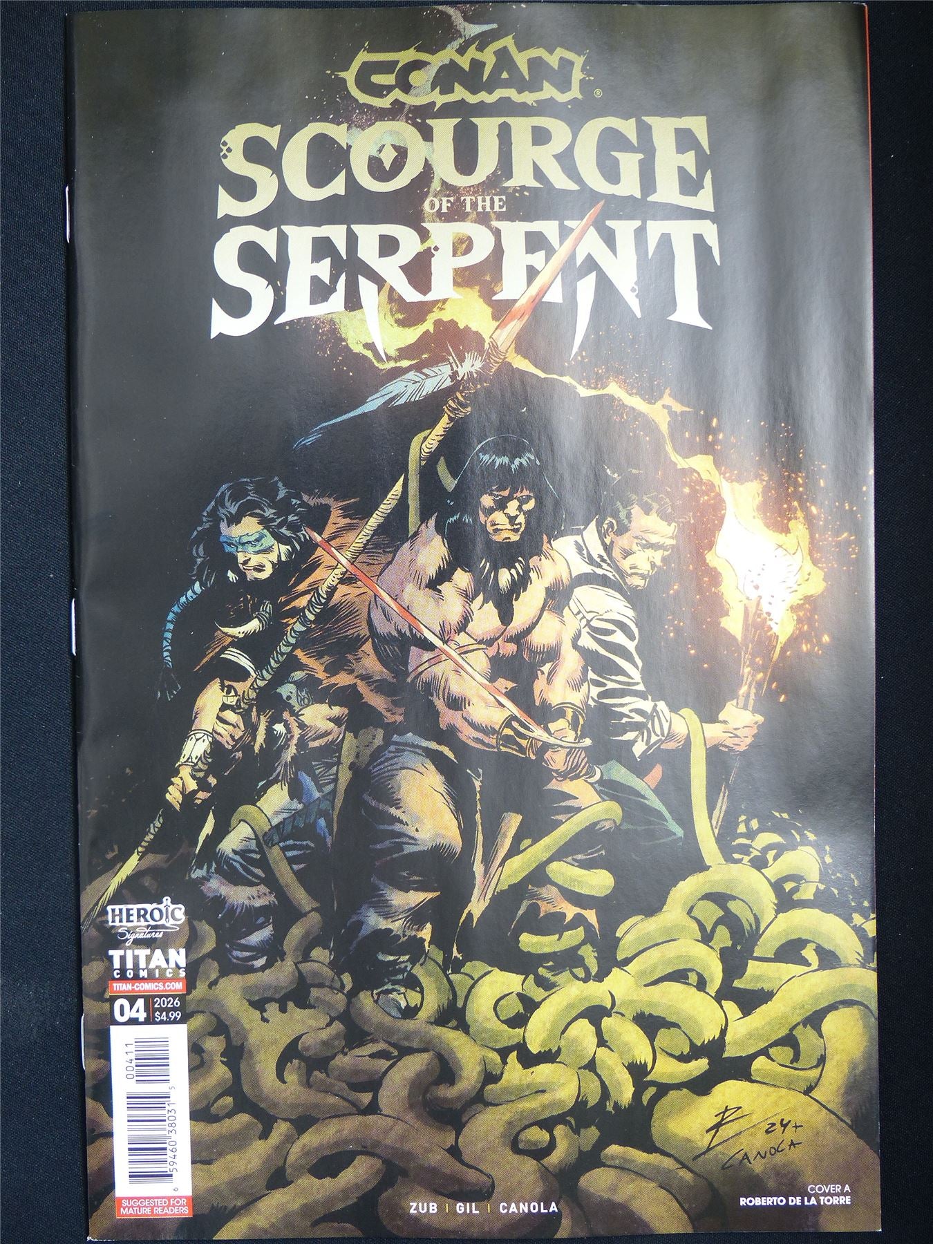 CONAN: The Scourge of the Serpent #4 Cvr A - B&B Jan 2026 Titan Comic #1E1