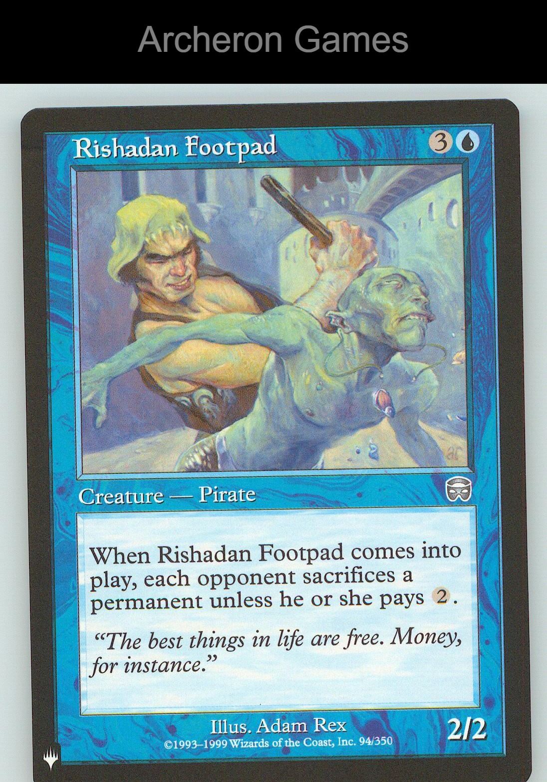 Rishadan Footpad PLST 94 UC MTG Card NM/EX+