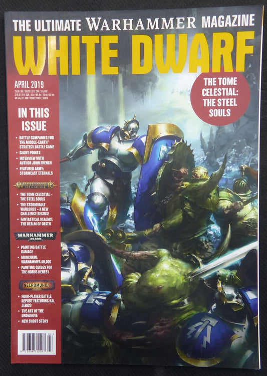 White Dwarf April 2019 - Warhammer AoS 40k #36Y