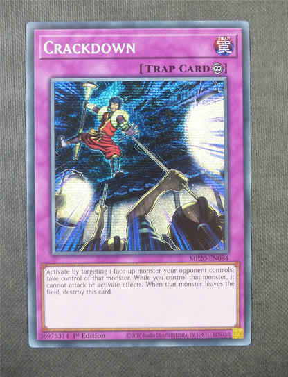 Crackdown MP20 Secret Rare 1st Ed - Yugioh Card #57E