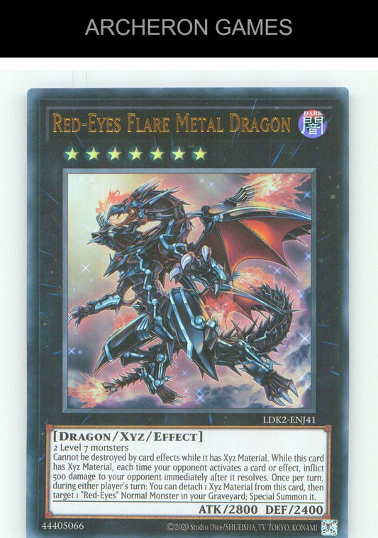 Red-Eyes Flare Metal Dragon UR YUGIOH Card Unlimited