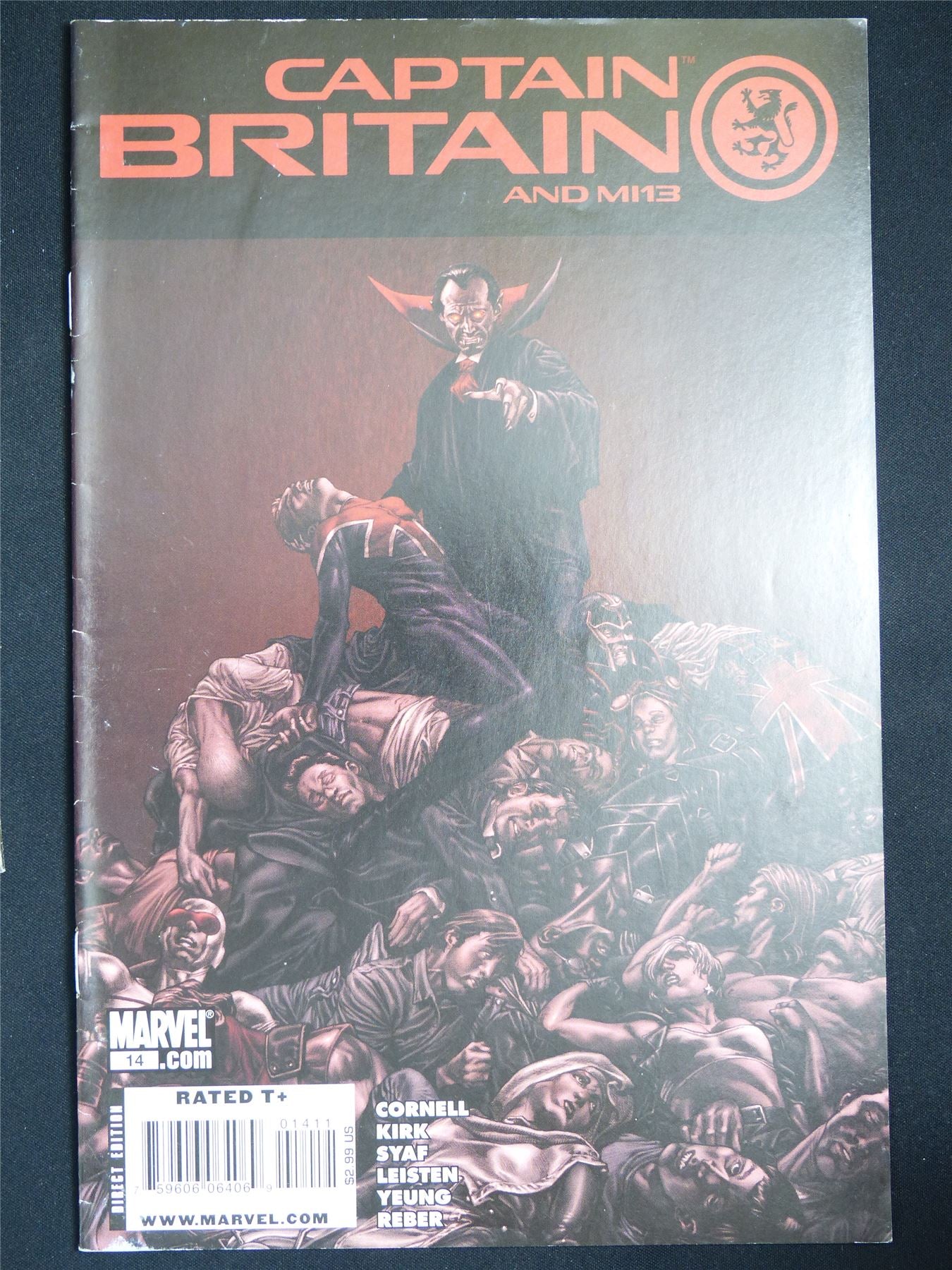 CAPTAIN Britain and MI13 #14 - Marvel Comic #AQ