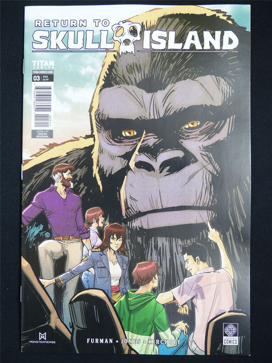 RETURN To Skull Island #3 Cvr A - Sep 2025 Titan Comic #438