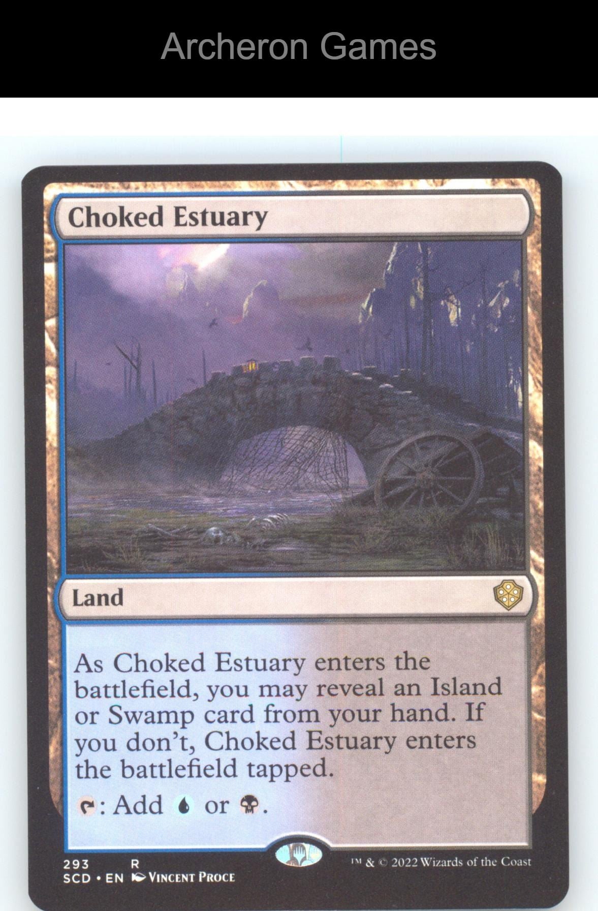 Choked Estuary SCD 293 R MTG Card NM/EX+