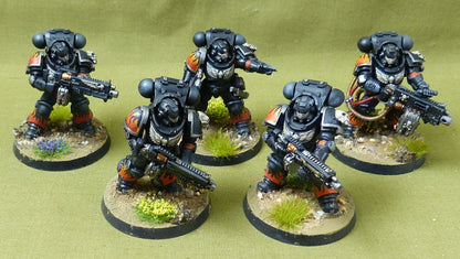 Heavy Intercessors painted - Legions of the Damned - Warhammer 40K #7FG