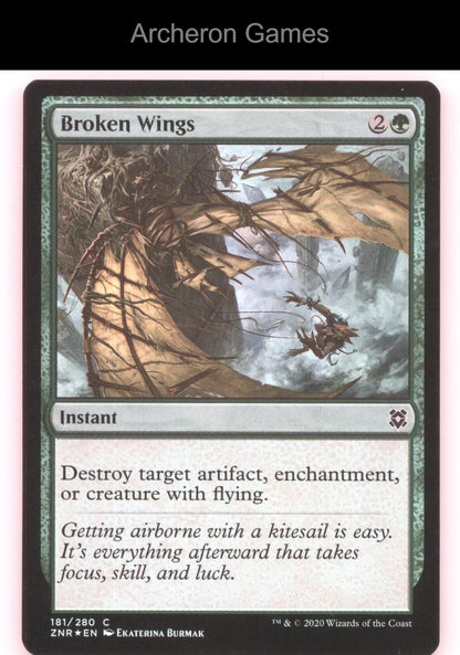 Broken Wings 181 C MTG Card Zendikar Rising