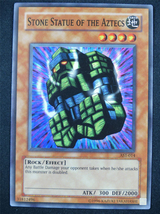 Stone Statue of the Aztecs AST Super Rare - Yugioh Card #1AK