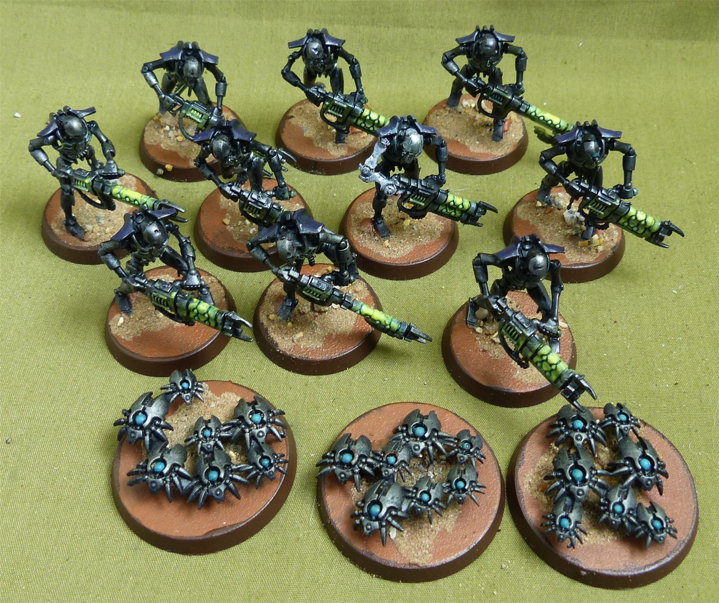 Necron Warriors painted - Necrons - Warhammer 40K #409