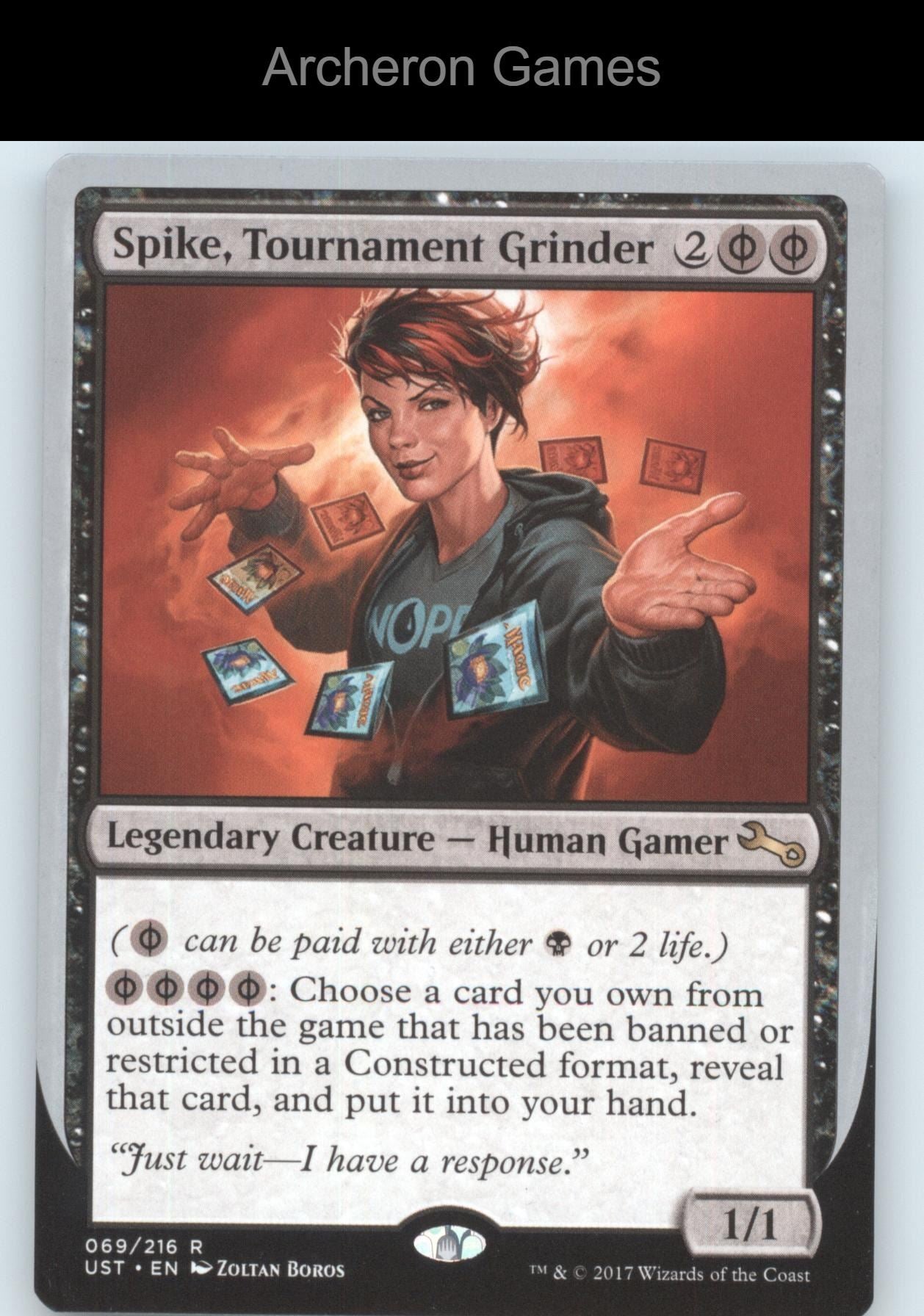 Spike, Tournament Grinder 69 R MTG Card Unstable