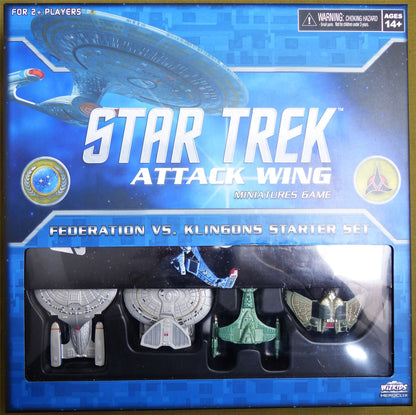 Star Trek Attack Wing: Federation vs Klingons Starter - Miniatures Games #3AW