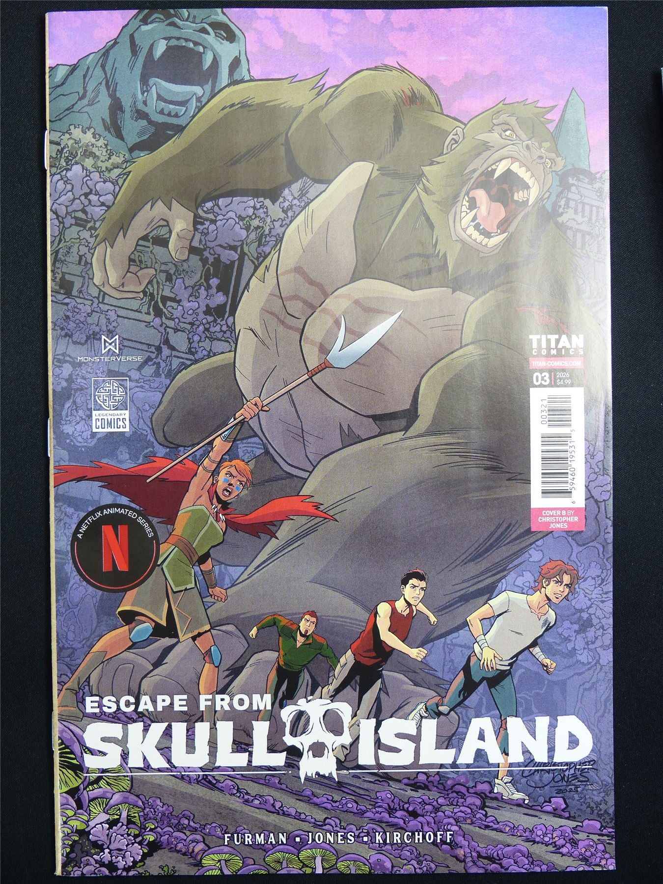 ESCAPE From Skull Island #3 Cvr B - Apr 2026 Titan Comic #4TK