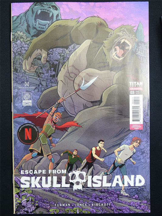 ESCAPE From Skull Island #3 Cvr B - Apr 2026 Titan Comic #4TK