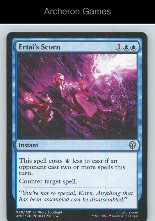 Ertai's Scorn DMU 48 UC MTG Card NM/EX+