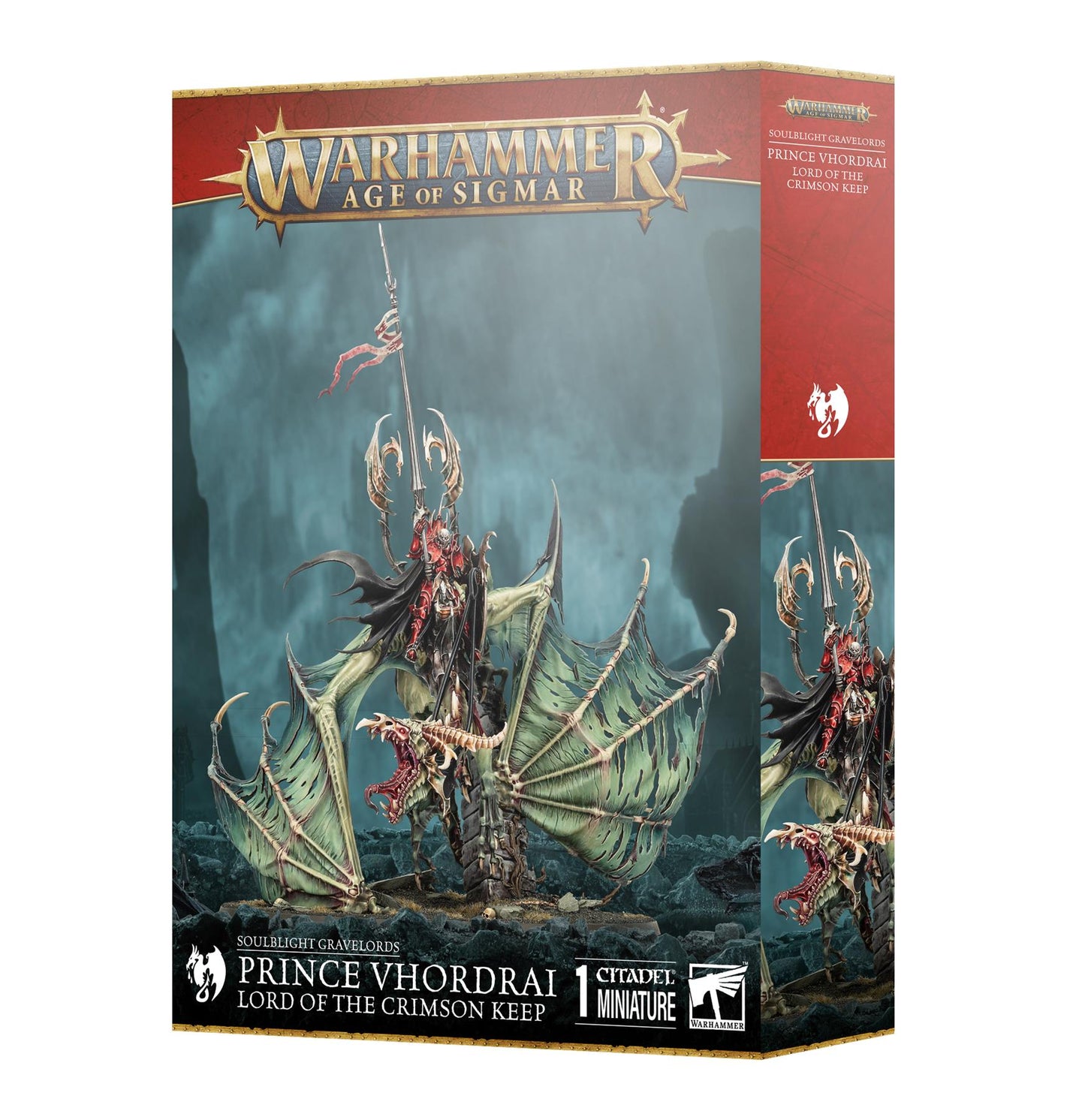 Prince Vhordrai: Lord of the Crimson Keep - Soulblilght Gravelords - Warhammer Age of Sigmar - Available from 24/05/25