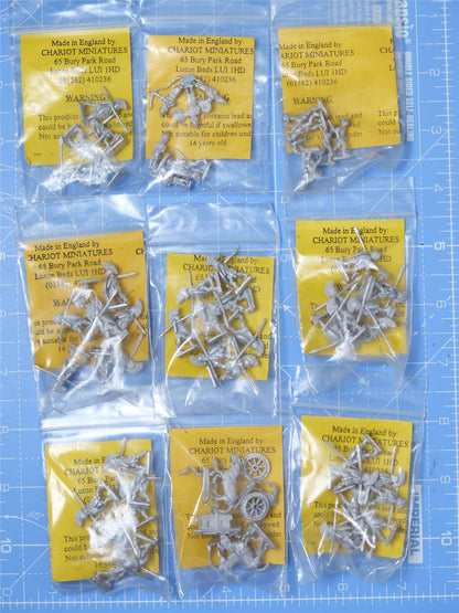 Classic Pewter War Miniatures Roman & Others - Chariot Miniatures #2GZ