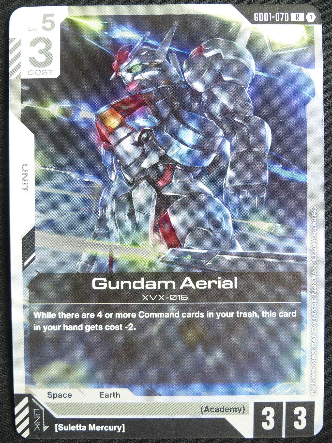 Gundam Ariel GD01-070 R - Gundam Card #5PN