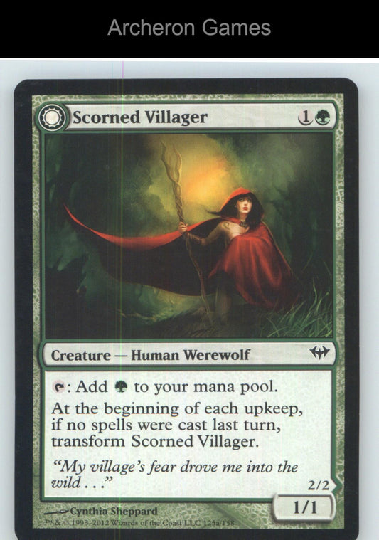 Scorned Villager DKA 125 C MTG Card NM/EX+