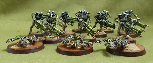 Necron Warriors painted - Necrons - Warhammer 40K #406