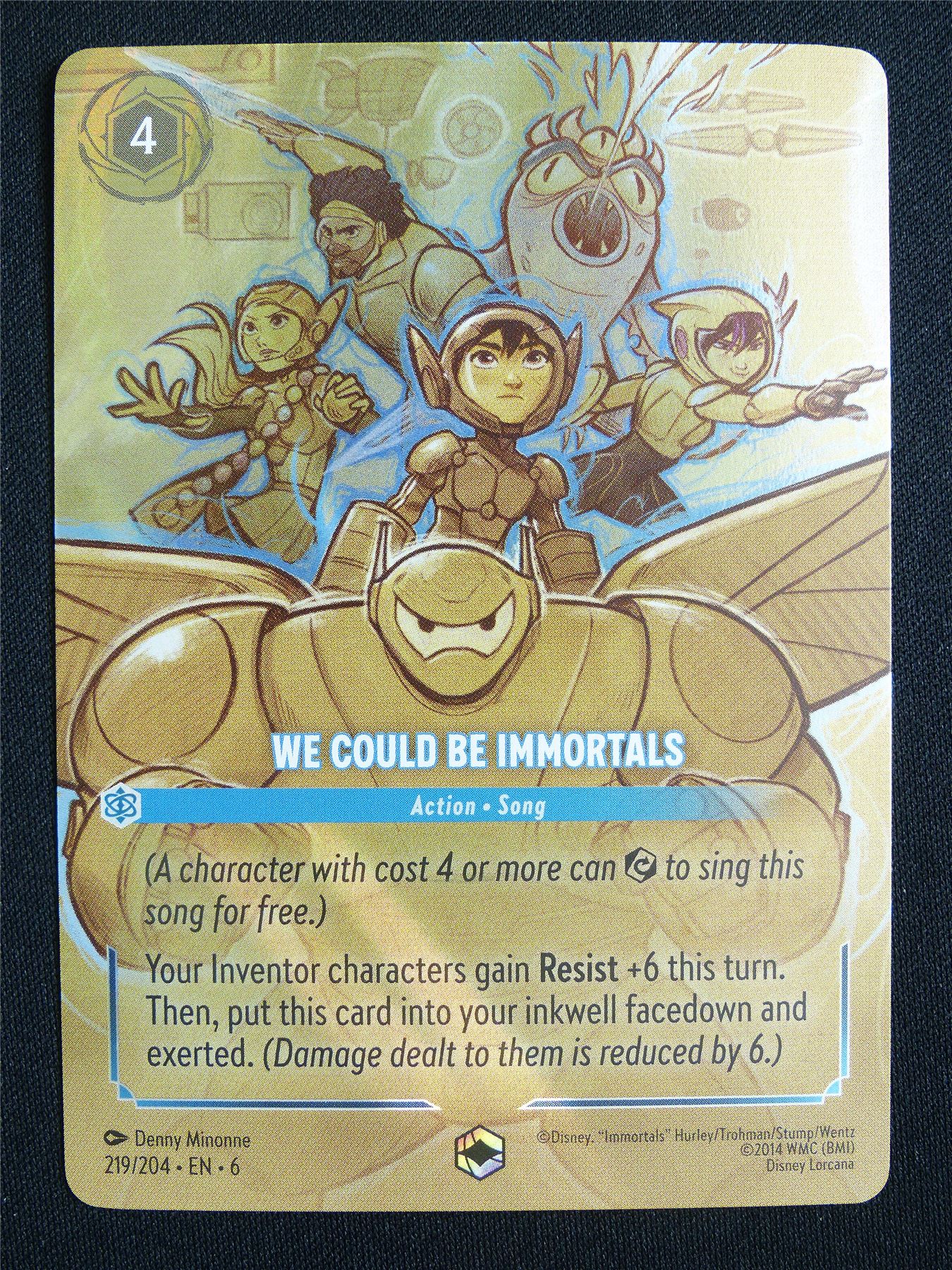 We Could Be Immortals 219/204 Enchanted Foil - Lorcana Card #12W