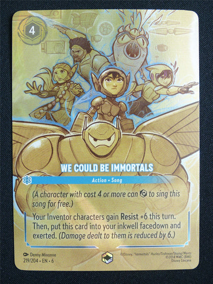 We Could Be Immortals 219/204 Enchanted Foil - Lorcana Card #12W