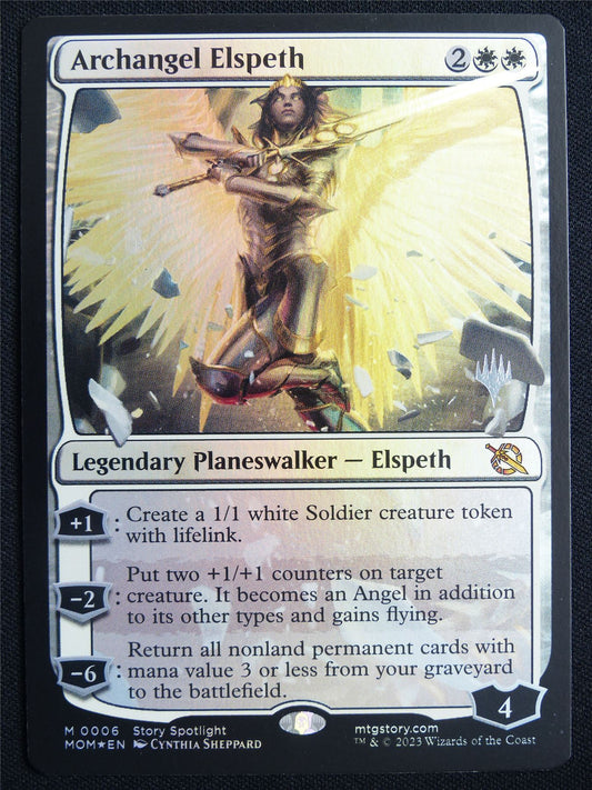Archangel Elspeth Foil - MOM - Mtg Card #20H