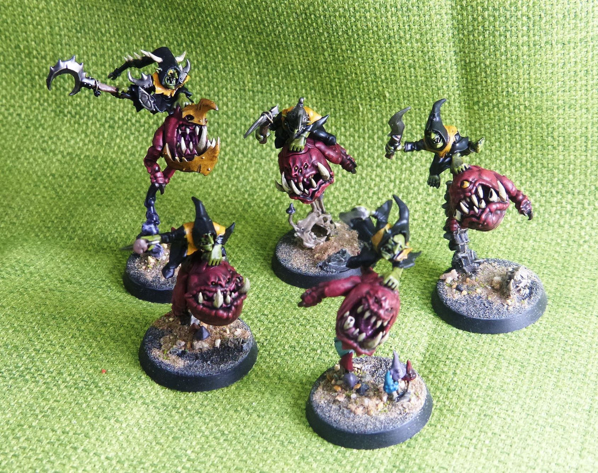 Gloomspite Gitz - Squig Hoppers (5 miniatures) Painted - Warhammer AoS 40k #B1