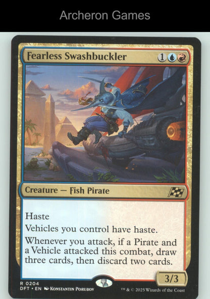 Fearless Swashbuckler 204 R MTG Card Aetherdrift