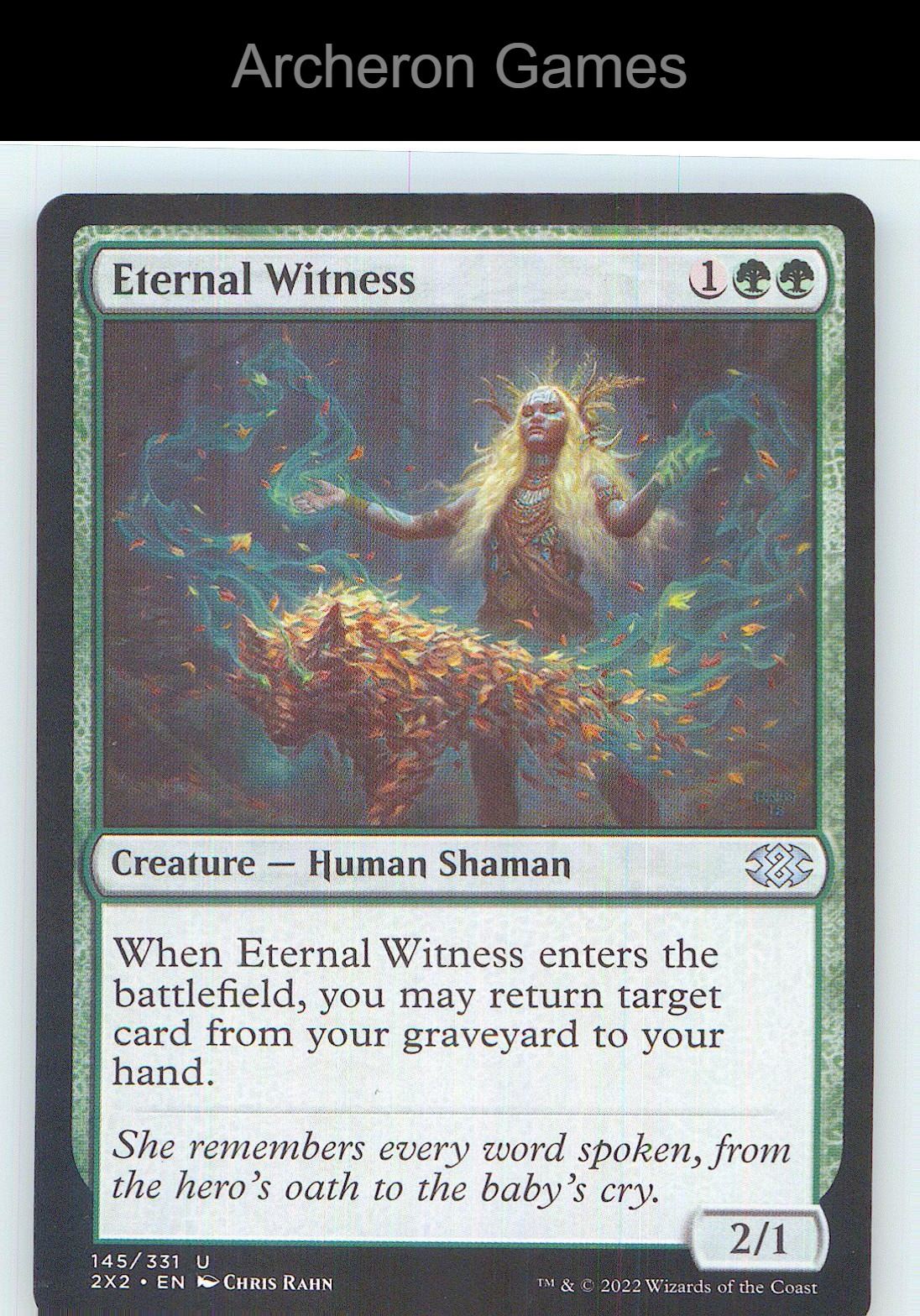 Eternal Witness 2X2 145 UC MTG Card NM/EX+